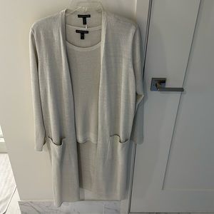 Eileen Fisher cardigan set